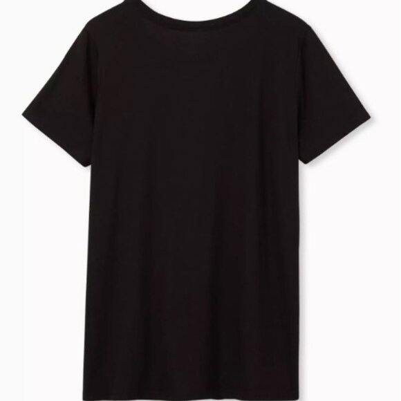 Torrid EUC Size 4 Home Alone Slim Fit Crew Tee - Black - Picture 3 of 9